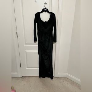 Black evening dress
